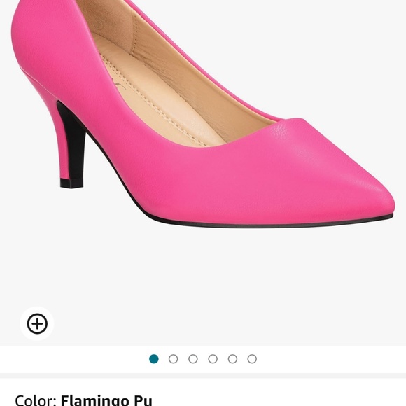 ILLUDE Flamingo Pink Pointed Toe Pumps – Assorted Sizes - Picture 11 of 11